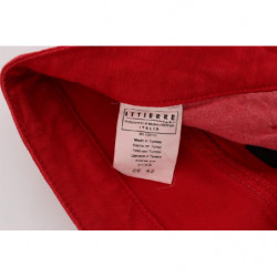 Jeans super slim fit in misto cotone rosso - W29