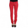 Jeans super slim fit in misto cotone rosso - W27