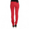 Jeans super slim fit in misto cotone rosso - W27