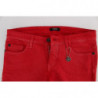 Jeans super slim fit in misto cotone rosso - W27