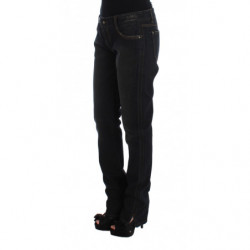 Jeans Boyfriend In Cotone Lavato Blu - IT44-L