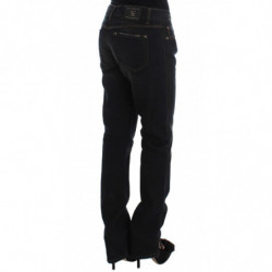 Jeans Boyfriend In Cotone Lavato Blu - IT44-L