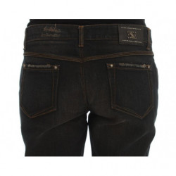 Jeans Boyfriend In Cotone Lavato Blu - IT44-L