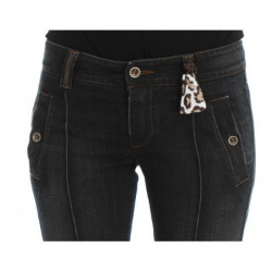 Jeans slim fit in cotone lavato blu - IT40-S