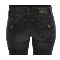 Jeans slim fit in cotone lavato blu - IT40-S