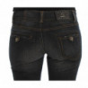 Jeans slim fit in cotone lavato blu - IT40-S