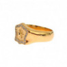 Anello in argento sterling 925 placcato oro - EU63 - US11