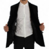 Giacca blazer slim Ricamo floreale nera - IT46 - S