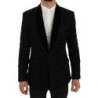 Giacca blazer slim Ricamo floreale nera - IT46 - S