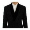 Giacca blazer slim Ricamo floreale nera - IT46 - S