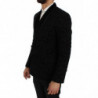 Giacca blazer slim Ricamo floreale nera - IT46 - S
