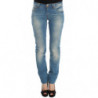 Jeans slim fit in misto cotone lavaggio blu - W29