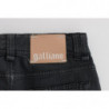 Jeans bootcut slim fit in misto cotone lavato blu - W27