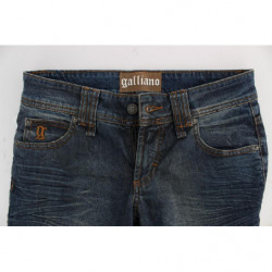 Jeans slim fit in misto cotone lavaggio blu - W31