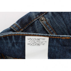 Jeans slim fit in misto cotone lavaggio blu - W31