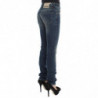 Jeans slim fit in misto cotone lavaggio blu - W26
