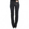 Jeans bootcut slim fit in misto cotone lavato blu - W25