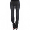 Jeans bootcut slim fit in misto cotone lavato blu - W26