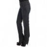 Jeans bootcut slim fit in misto cotone lavato blu - W26