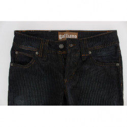 Jeans bootcut slim fit in misto cotone lavato blu - W26