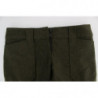 Pantaloni cargo larghi in misto lana verde - IT40-S