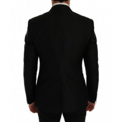 Giacca blazer in seta MARTINI nera blu - IT48 - M