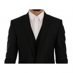 Giacca blazer in seta MARTINI nera blu - IT48 - M