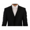 Giacca blazer in seta MARTINI nera blu - IT48 - M