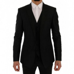 Giacca blazer in seta MARTINI nera blu - IT48 - M