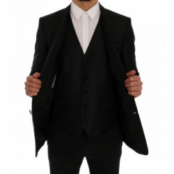 Giacca blazer in seta MARTINI nera blu - IT48 - M