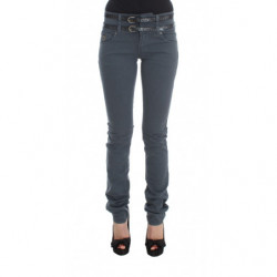 Jeans slim fit a vita alta...