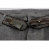 Pantaloni bootcut casual slim fit in cotone grigio - IT46-XL