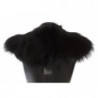Sciarpa con collo in pelliccia di volpe nera - IT40-S