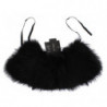 Sciarpa con collo in pelliccia di volpe nera - IT40-S