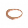 Anello in argento 925 oro rosso - EU47 - US4