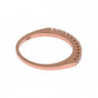Anello in argento 925 oro rosso - EU47 - US4
