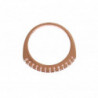 Anello in argento 925 oro rosso - EU47 - US4