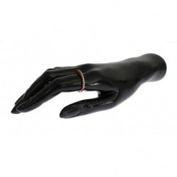 Anello in argento 925 oro rosso - EU47 - US4