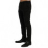 Pantaloni slim fit neri in cotone elasticizzato - IT46 - S