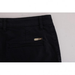 Pantaloni chino elasticizzati in cotone blu - IT54 - XXL