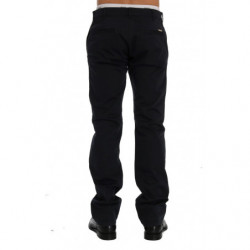 Pantaloni chino elasticizzati in cotone blu - IT56 - XXL