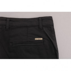 Pantaloni chino elasticizzati in cotone grigio - IT56 - XXL