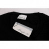 T-shirt nera con camicetta in lana 100% lana - IT46-XL