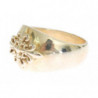 Anello in argento sterling 925 con stemma - EU58 - US9
