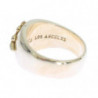 Anello in argento sterling 925 con stemma - EU63 - US11
