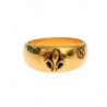 Anello in argento 925 placcato oro - EU59 - US9,5