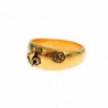 Anello in argento 925 placcato oro - EU59 - US9,5