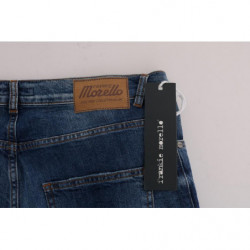 Jeans slim fit Dundee strappati con lavaggio blu - W38