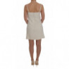 Abito a trapezio con spilla elasticizzata in lana bianca - IT36 - XS