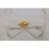 Abito a trapezio con spilla elasticizzata in lana bianca - IT36 - XS